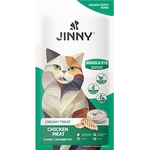 Jinny Tavuklu Beyin Ve Göz Destekli Creamy Kedi Ödülü 5x15 Gr