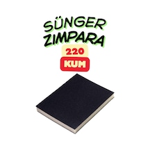 220 Kum Esnek Sünger Zımpara 9.5 X 12.5 Cm Yassı Zımpara Bloğu Ahşap Ve Mobilya Taşlama Ve Parlatma