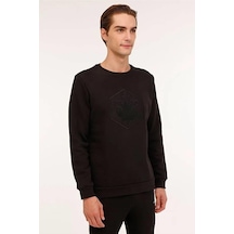 Lumberjack Erkek Sweat A101899184 4w Ml Aron 16sd4001 4pr-27434 Siyah
