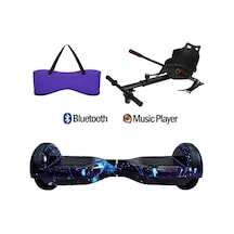 Citymate Elektrikli Kaykay Hoverboard Akıllı Denge 6.5 Inch + Hoverkart + Çanta Extrem64 Paket D12