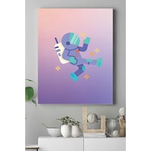 Pster15270 Uzay Temalı Çocuk Odası Kanvas Tablo 5 40 X 60 7/8 Yaş