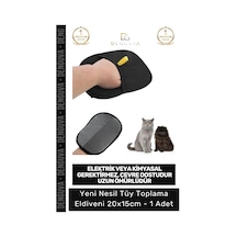 Tüyeldiveni Mikrofiber Çift Yönlü Ergonomik Evcil Hayvan Kedi Köpek Toz Tüy Toplama Eldiveni 20x15 Çok Renkli