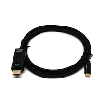 Beek Bc-dsp-adp-usbc-hu-v2 1.8 Mt Usb Type C To Hdmı 24k 30hz Altın Kaplama Görüntü Kablosu