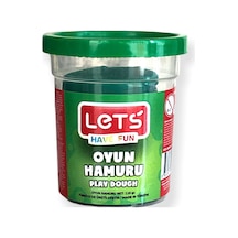 Lets Oyun Hamuru Tek Renk Yeşil 110 Gr L8440-4 Çok Renkli