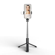 Q07 Selfie Çubuğu Led Işıklı Tripod Bluetooth Kumadanlı100 Cm