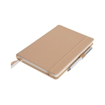 1047 Victoria's Journals Venzi Sert Kapak Planlayıcı Defter 14x20 Cm 100 Gr. Krem 96 Yaprak Gümüş Çizgili