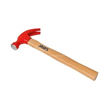 Jaws Çatal Çekiç, 300 Gram, Dayanıklı Çelik Başlık, Ergonomik Ahşap Saplı, Boyalı, Çivileme Ve Çivi Sökme