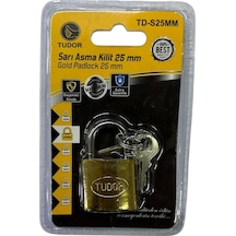 Mey İthalat Tudor 25 Mm Kısa Sarı Asma Kilit -