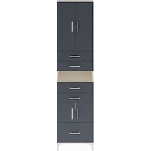 Arges Dolap 4 Raflı 5 Çekmeceli 4 Kapaklı 60x30x243 Aytaşı-antrasit Aytası Arges Dolap 4 Raflı 5 Çekmeceli 4 Kapaklı 60x30x243 Aytaşı-antrasit Aytası