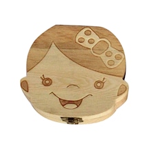 Teltree "ahşap Bebek Diş Saklama Kutusu - Kız/erkek Seçenekli, Kokusuz Ve Dayanıklı" Karakter Sayısı: 72