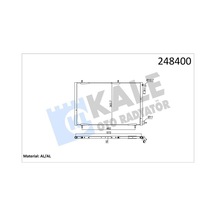 Kale 200abc040 Klima Radyatörü Kondenser Peugeot P206 98 09 1.1- 1.4- 1.6- 2.0- 1.4hdı- 1.6hdı Al/brz 6455.cj- 6455.ch- 6455.fy- 9651867080