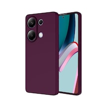 Zore Redmi Note 13 4g Kılıf Ogaa Mara Lansman Kapak - Koyu Mor