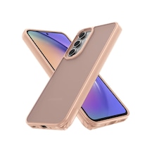Samsung Galaxy Uyumlu A05s Kılıf Elegant Kapak - Pudra Bz8683140672867
