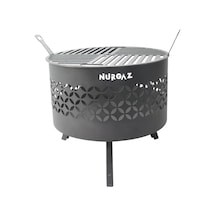 Orman Şöminesi Yıldız Izgaralı