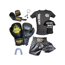 Kogam Boks Eldiveni, Leon Kick Boks Şortu, Tişört, Bandaj, Dişlik Seti