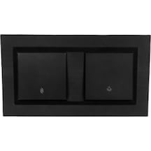 Quantum Siyah Vaviyen+zil Anahtarı Light Kapı 0tomatiği 2'li Set Ovivo