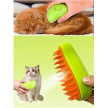 Buharlı Kedi & Köpek Yıkama Fırçası Tarağı Yumuşak Silikon Renkli