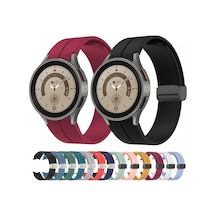 Samsung Galaxy Uyumlu Watch 4 5 6 Pro 40 44 Classic 42 43 46 47 Mm Kordon Magnetli Ayarlanır Silikon Kordon