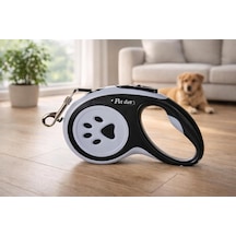 Gobypet Makaralı Tasma, 5 Metre İp Otomatik Tasma, Otomatik Şerit Köpek Gezdirme Tasması, Köpek