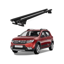 Venüs Dacia Sandero Stepway 2013-ve Sonrası Uyumlu Siyah Ara Atkı Port Bagaj Tavan Barı