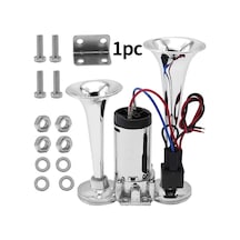 Motion003 Aazrzrz 2024 Yükseltilmiş Çift Tonlu Tren Kornası Gümüş Renkli 1 Nesil Düdük