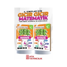 Ata Yayıncılık 4. Sınıf Gıcır Gıcır Matematik 1 Ve 2. Kitap