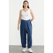 Sementa Pensli Rahat Kalıp Pantolon - Indigo