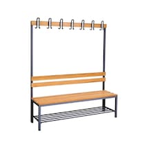 Ayakkabılıklı 4 Ayaklı Tek Taraflı Bank, 7 Kanca, 150x43x170 Cm, Spor Bankı