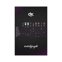 45'li Okey Kartları - Eğlenceli Oyunlar İçin