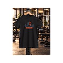 Segungear Fitness Erkek Regular Fit Baskılı Spor Tişört Siyah - 931632947 Siyah