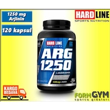 Hardline Arg 1250 Arginine Arjinin 120 Kapsül
