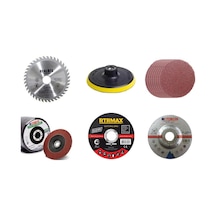 Bay-Tec 5Li Taşlama Disk Seti Elmas Sunta Ahşap Metal Zımpara N11.838