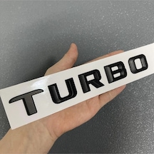 Turbo Krom Bagaj Yazısı Arması Logosu 3m 3d Abs Mercedes 609