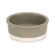 Dbl Köpek Mama Su Kabı, Seramik, Mat Gri, 13cm, 160ml