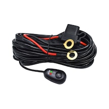 Led Işık Çubuğu Kablo Demeti Kiti, 300w 2 Uçlu 16 Awg K21807b-1