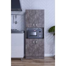 Nisan Çok Amaçlı Dolap Kapaklı Bölmeli Mutfak Balkon Banyo