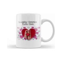 Sevgililer Günü Sevgiliye Hediye 084 Kupa Bardak Porselen Karışık