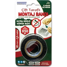 Mey İthalat Vodaseal Ultra Güçlü Çift Taraflı Köpük Bant 20 Mm X 1,5 Metre