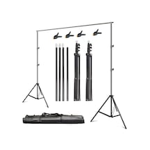 Odox 2x2 M Fon Perde Standı, Backdrop Stand, Background Stand Siyah