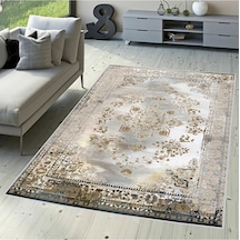 Rovigo Home Dijital Baskı Kaymaz Taban Salon Halısı Rvg1505 Çok Renkli