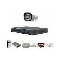 1'li 2 Mp Ahd Kamera Seti- 3.6mm Full Color Serisi