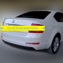 Skoda Octavia 2013- Boyalı Anatomik Spoiler