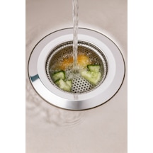 Büyük Boy Paslanmaz Çelik Lavabo Süzgeci- Evye Süzgeci Çelik Diğer