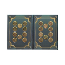 2005/2023 Yılları Tam Set Tedavül 1 Kuruş 19 Adet Çil Özel Albümünde