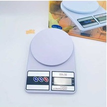 Fastbuy 10 Kg Beyaz Pilsiz Hassas Mutfak Tartısı Lcd Ekran, Bakım Ve Pişirme İçin Pratik Kullanım Beyaz