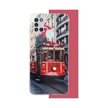 Samsung Galaxy A21s Uyumlu Taksim1 Baskılı Silikon Kılıf Renkli