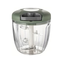 Awesomestore 900ml Yeşil Mutfak Sebze Doğrayıcı, Multifonksiyonel Sarımsak Ezici, Et Kıyma Makinesi Yeşil