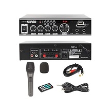 Tr Lastvoice Lvx-150mic Mikrofonlu Stereo Anfi Amfi 2x75 Watt Bluetooth Usb-sd 220v/12v