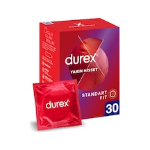 Durex Yakın Hisset Standart Fit Prezervatif 30'lu