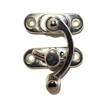 Cntma Yay Gözü, Ahşap Kutu Klipsi - Küçük 28x33 Mm, Nikel 1 Adet Diğer